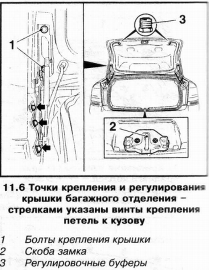 замок багажника - Vectra C \ Signum ...